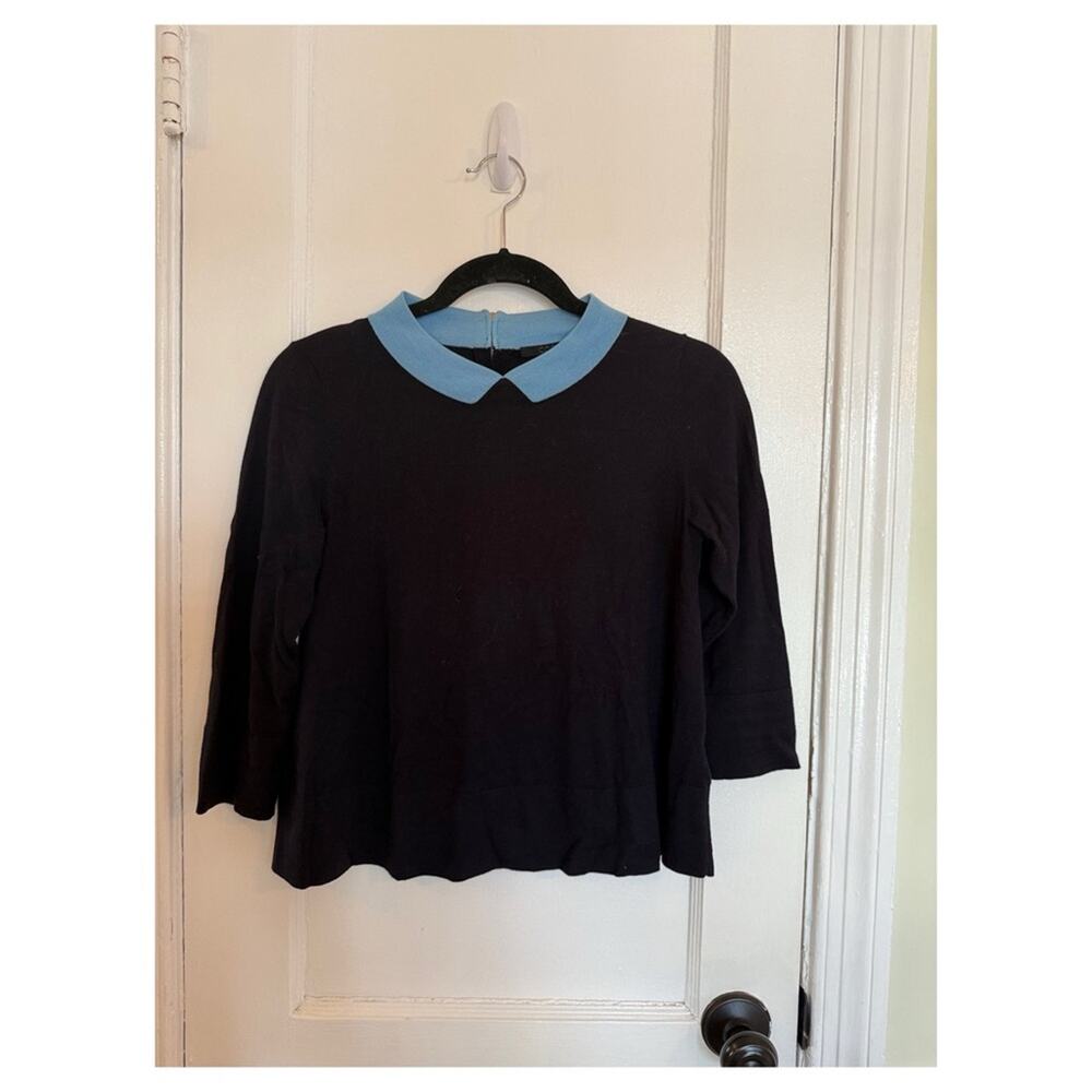 COS Navy Wool Sweater